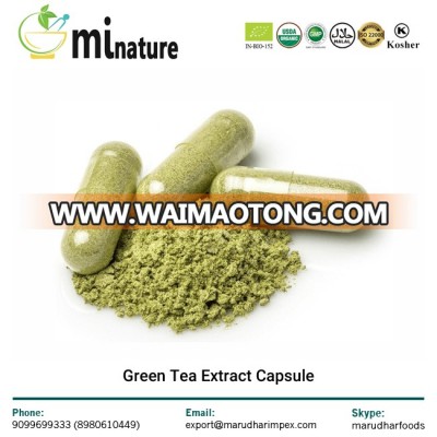 Herbal Dietary Supplement Green Tea Extract Capsules